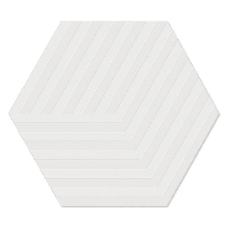Hexagon Klinker Cube Filago Vit Matt 14x16 cm-0